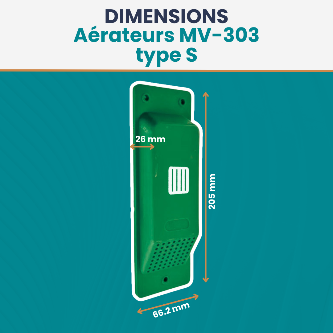 Aérateurs MV-303 type S