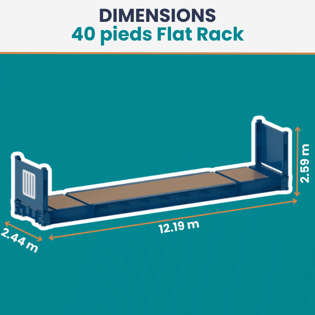 Conteneur 40 Pieds Flat Rack