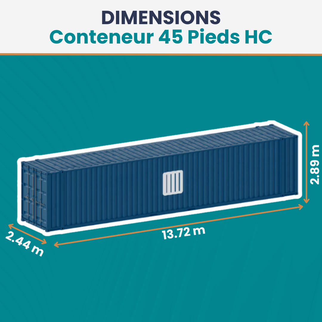 Conteneur 45 Pieds HC