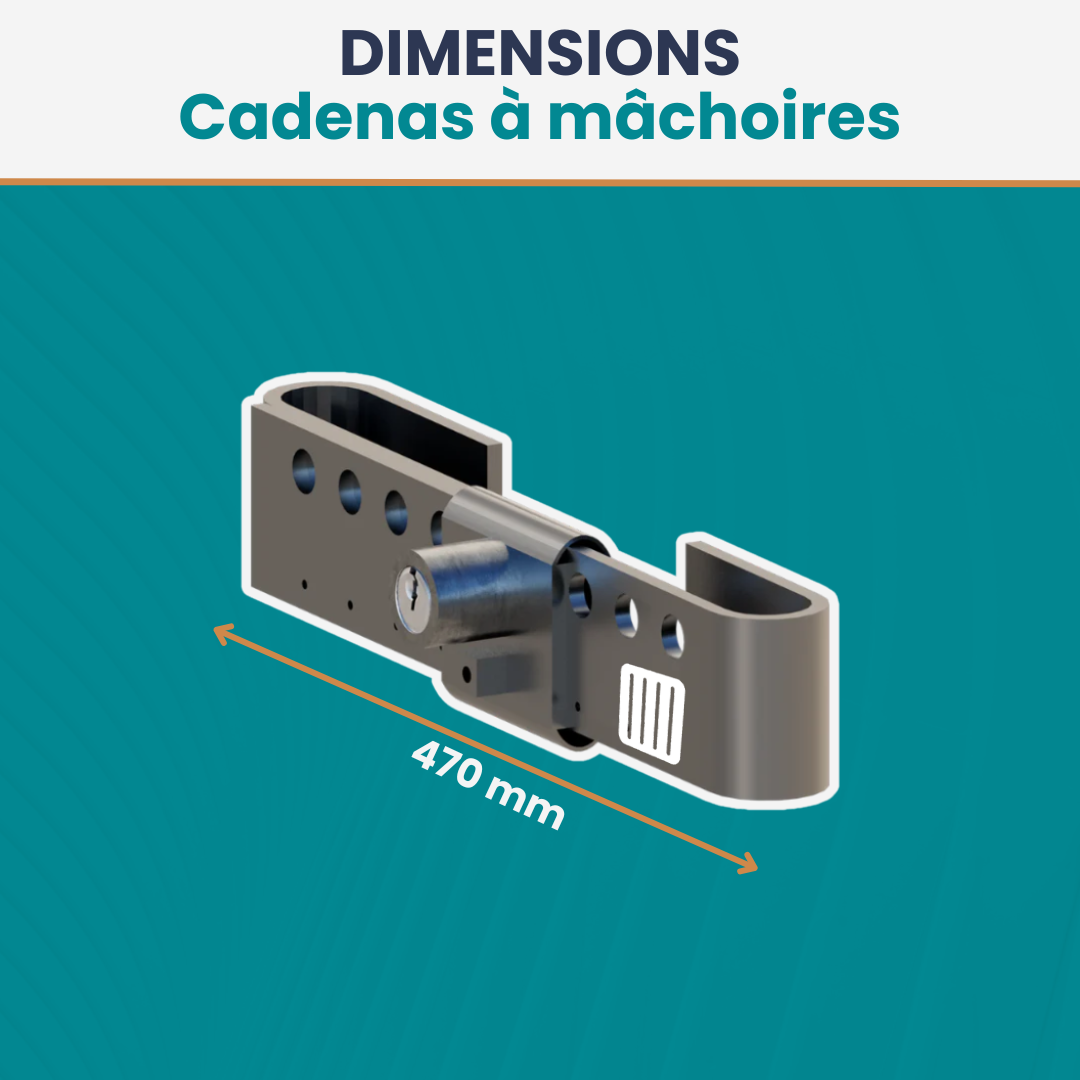 Cadenas à mâchoires