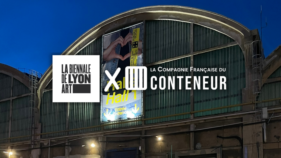 Nos conteneurs évènementiels à la Biennale de Lyon Art Contemporain !