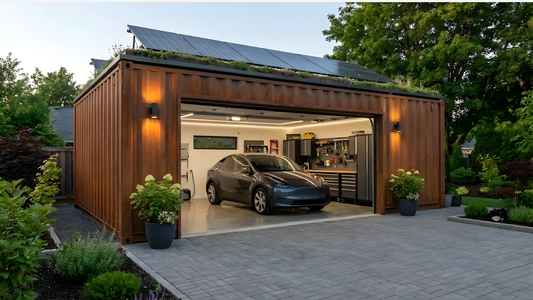 Comment transformer un conteneur en garage ou en abri de jardin : Guide complet