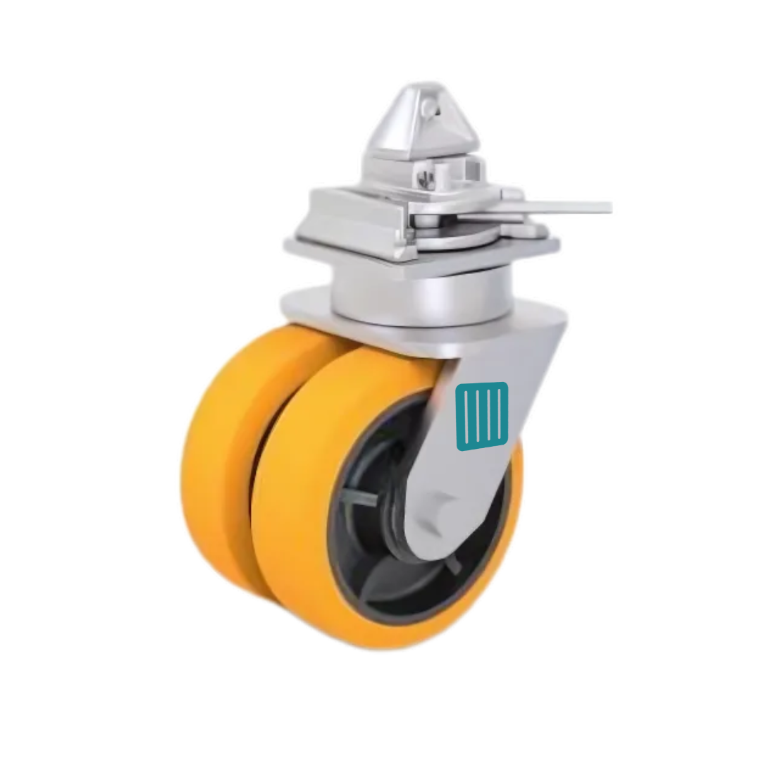 Roues pivotantes 3 tonnes avec Twistlock pour conteneur maritime