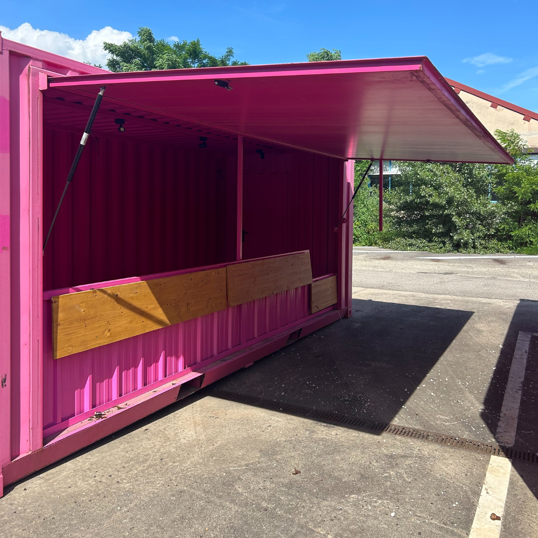 Location conteneur 20 pieds Auvent