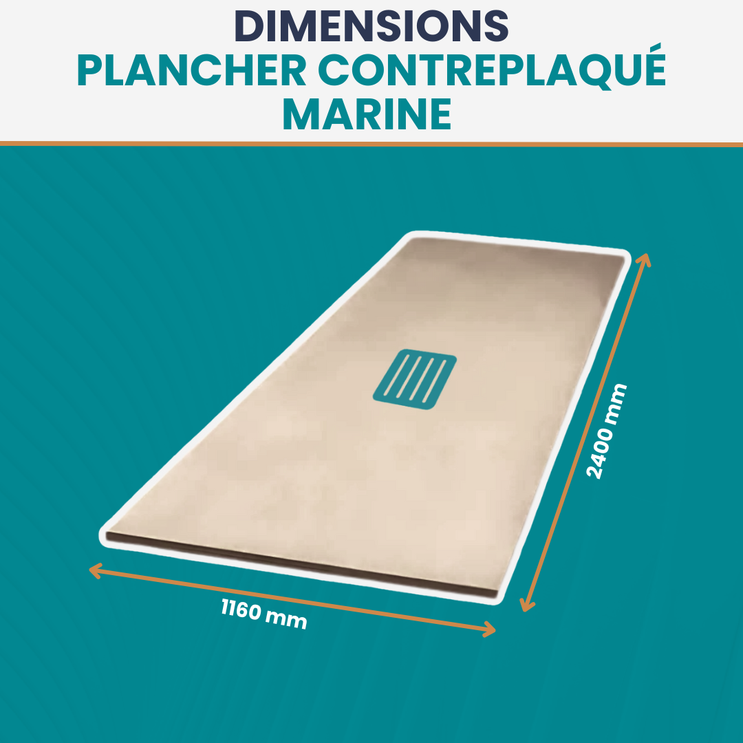 Plancher en contreplaqué marine pour conteneur maritime