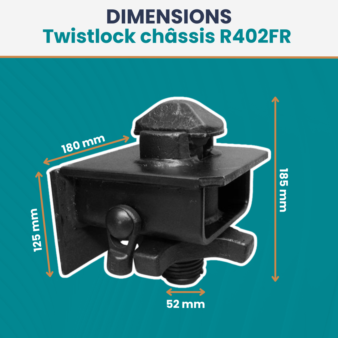 Twistlock Châssis R402FR