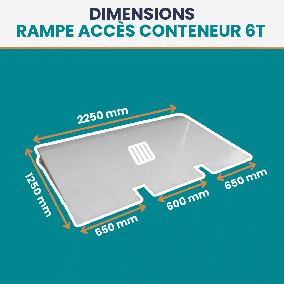 Rampe d'accès 6t