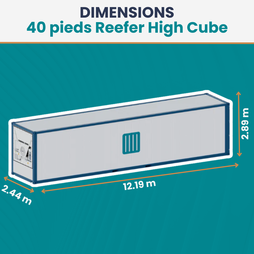 Conteneur 40 Pieds High Cube Reefer