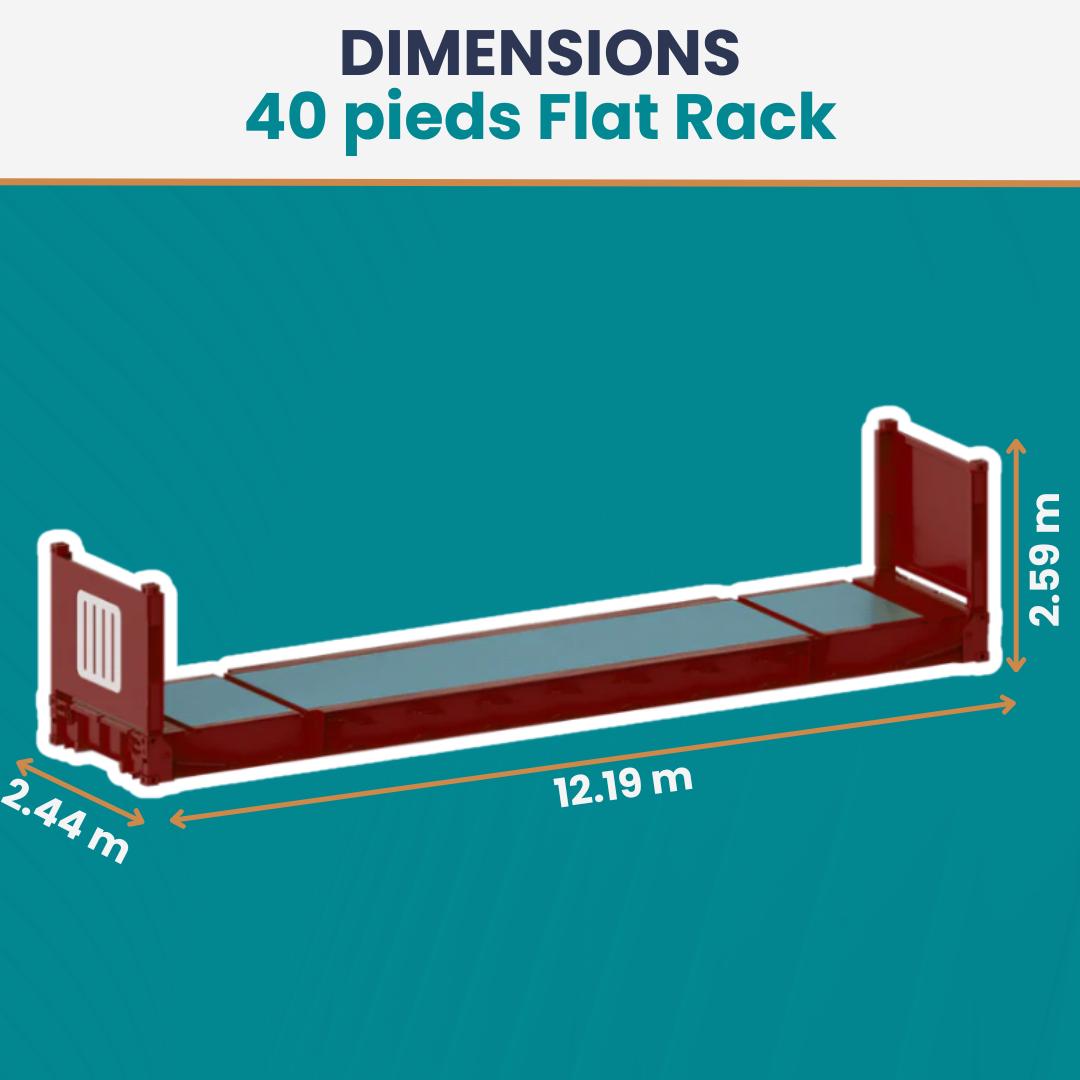 Conteneur 40 Pieds Flat Rack