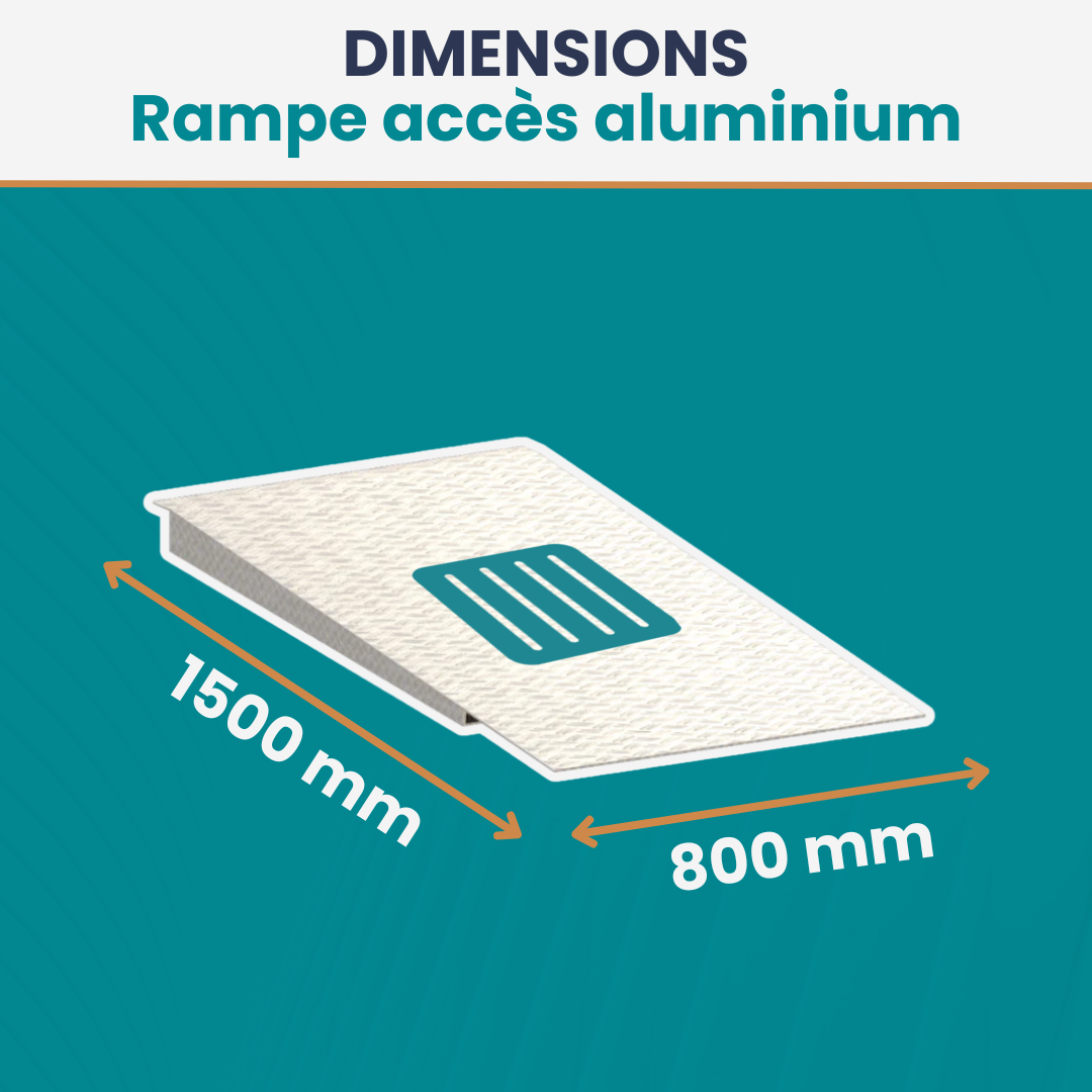 Rampe accès aluminium
