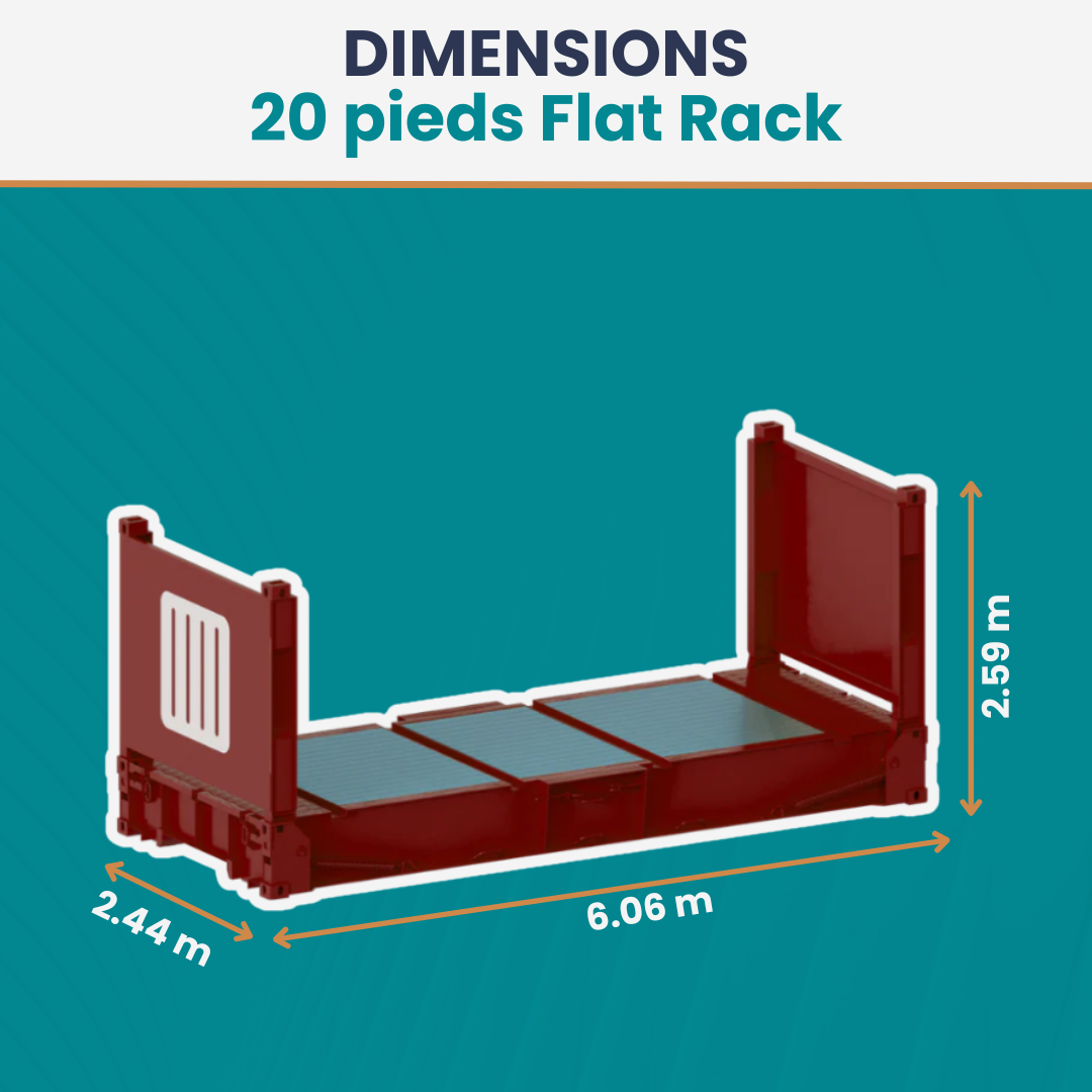 Conteneur 20 Pieds Flat Rack