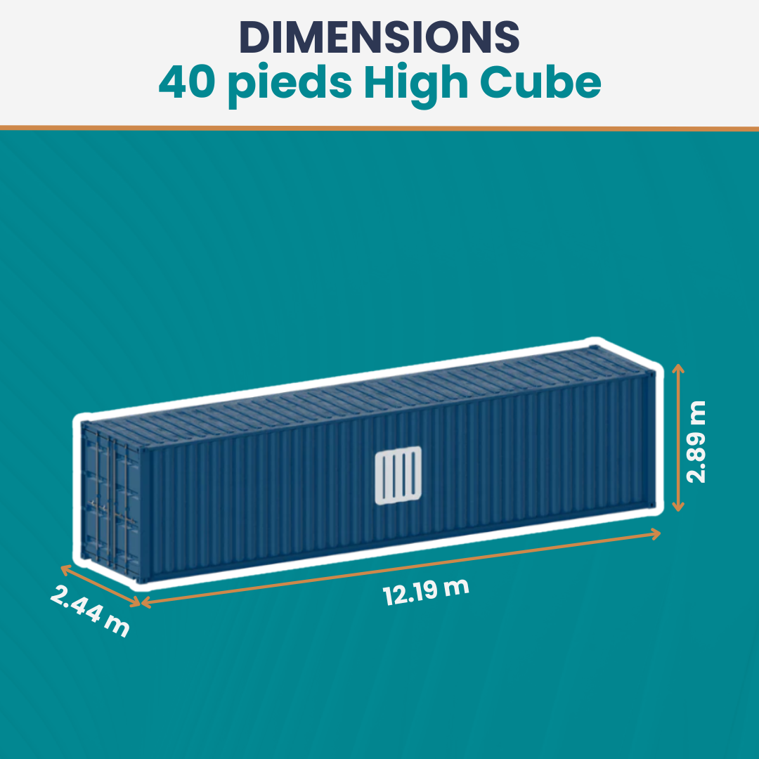 Conteneur 40 Pieds High-Cube