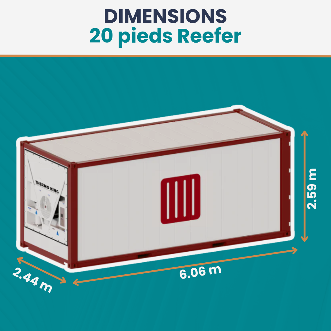 Conteneur Reefer 20 Pieds