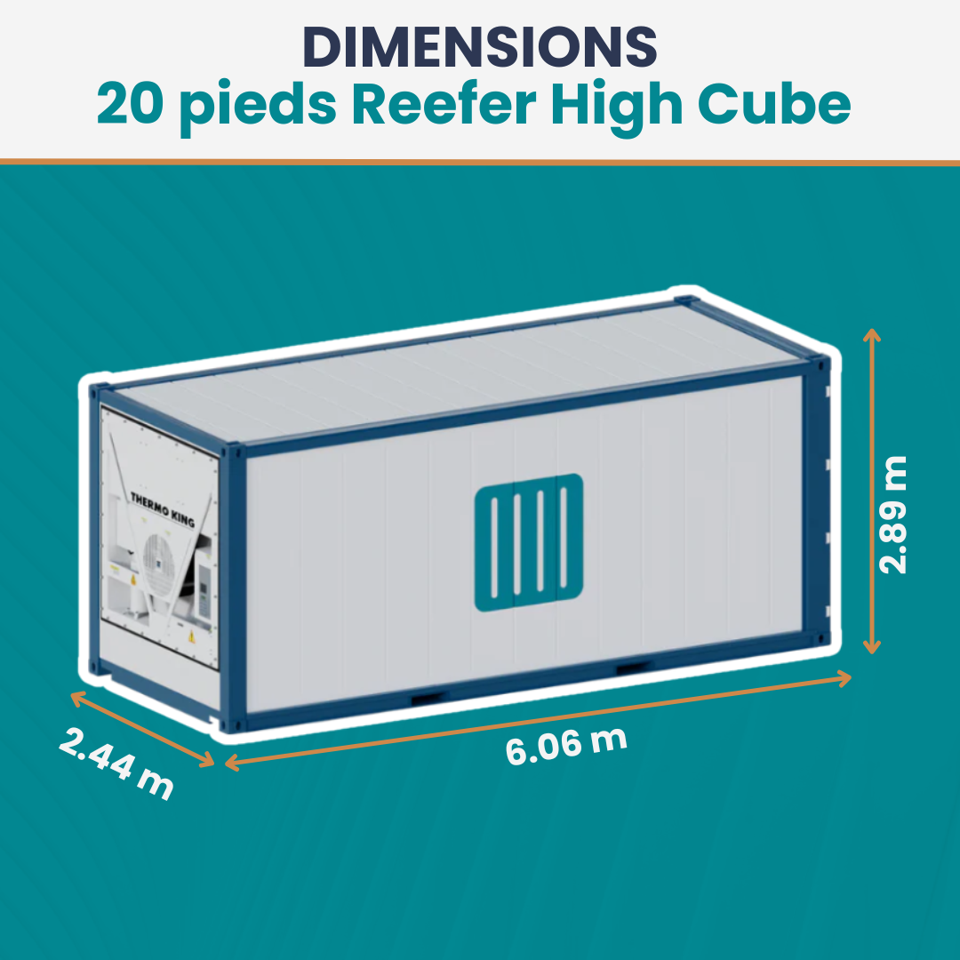 Conteneur 20 Pieds High-Cube Reefer
