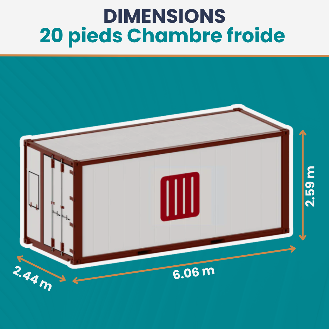 Chambre froide 20 Pieds