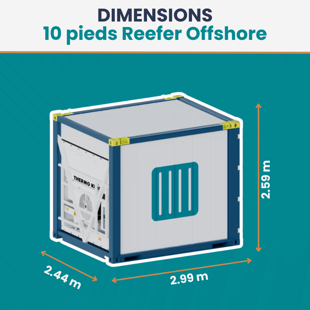 Conteneur 10 Pieds Reefer Offshore