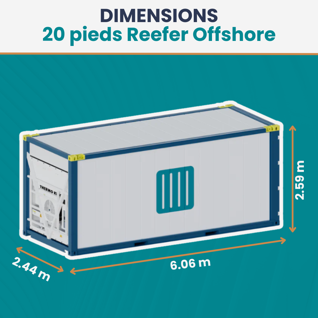 Conteneur 20 Pieds Reefer Offshore