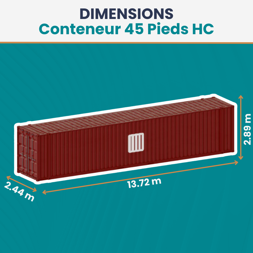 Conteneur 45 Pieds HC