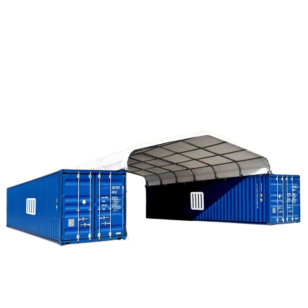 Abri sur container 40 pieds 8x12