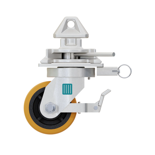 Roue avec frein pour conteneur maritime 1.68 tonnes twistlock