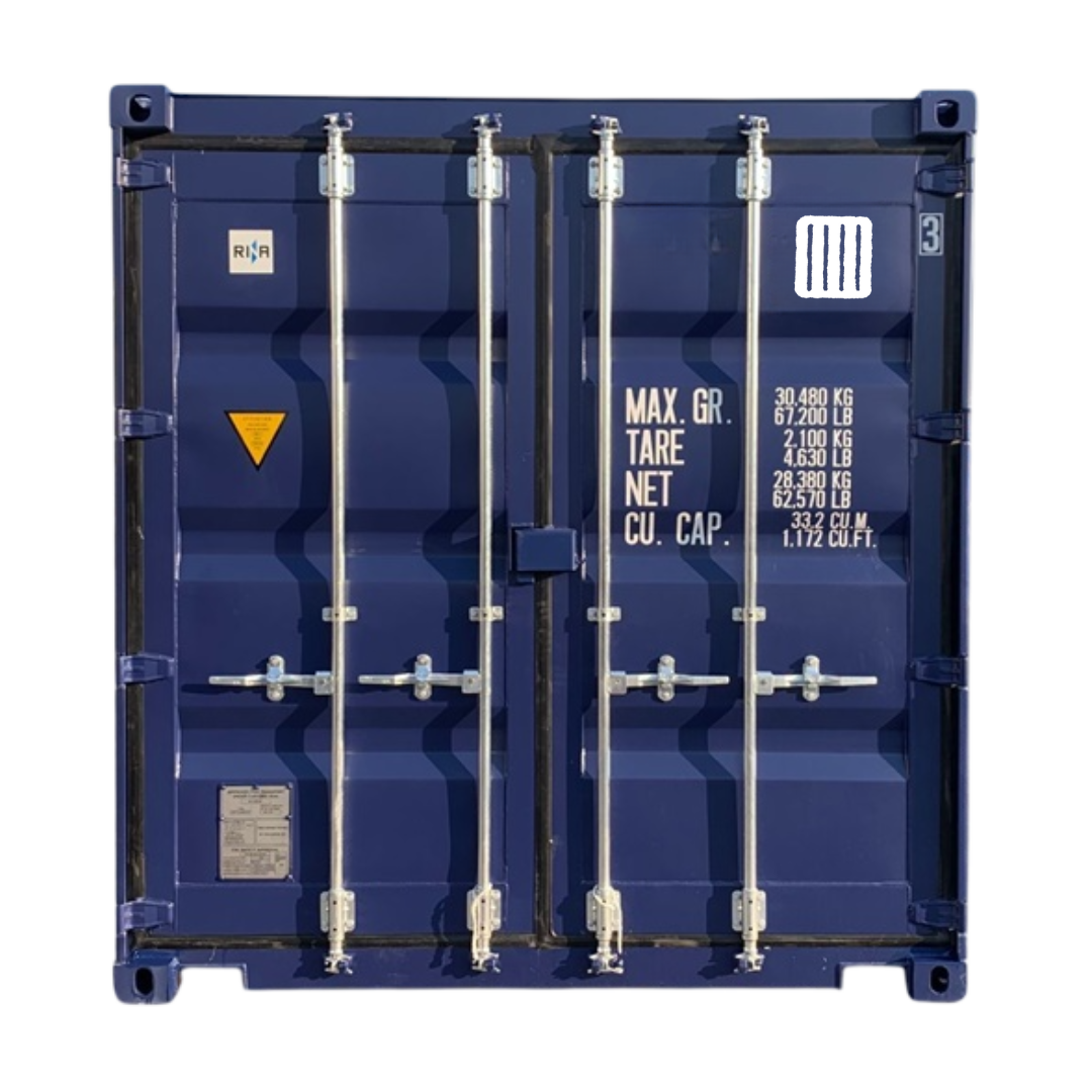 KIT set portes neuves DRY en acier CORTEN pour Containers Maritimes