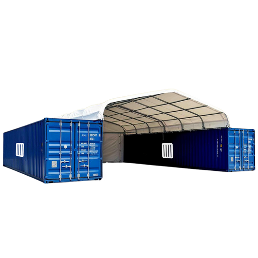 Abri sur container 40 pieds 8x12