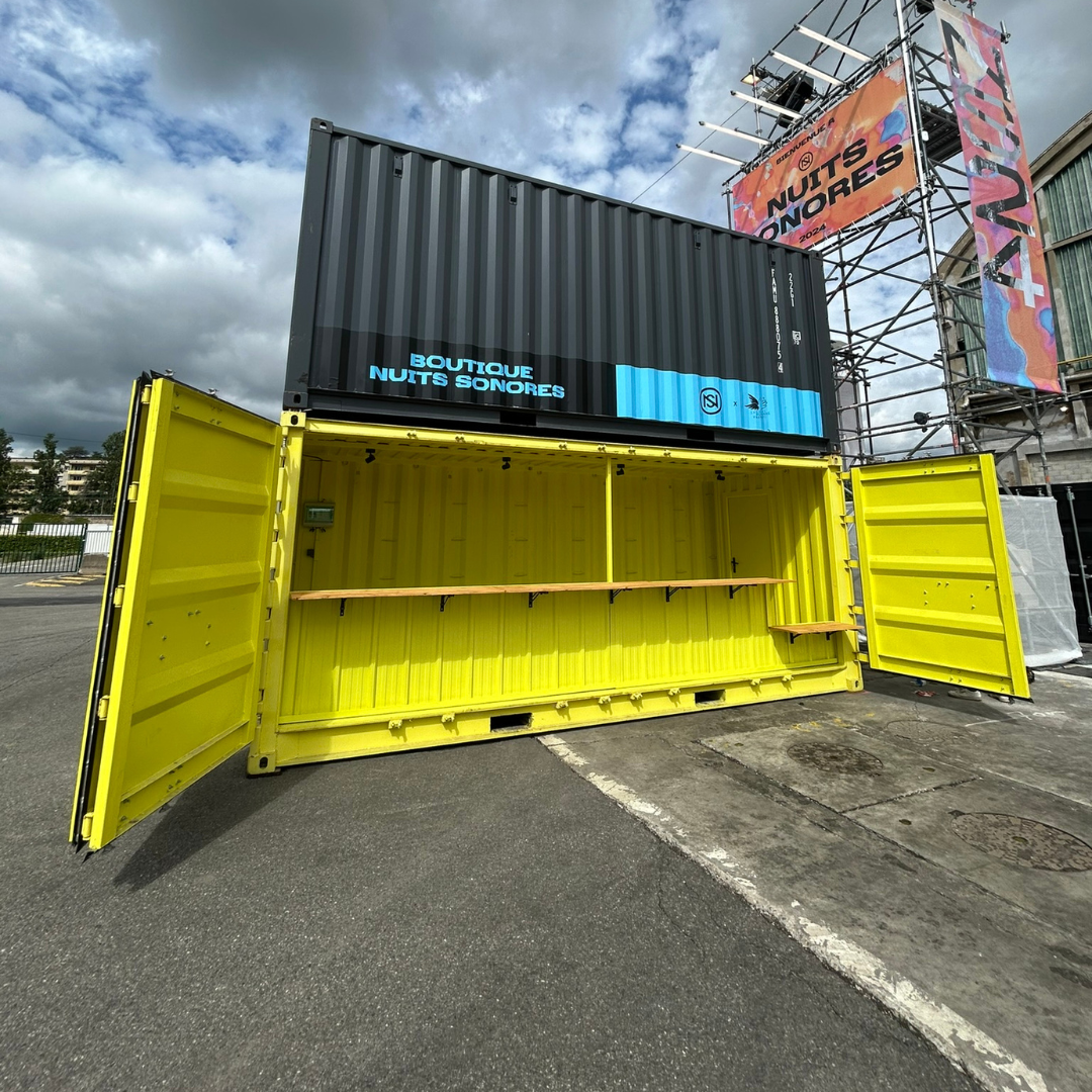 Location conteneur 20 pieds Open Side