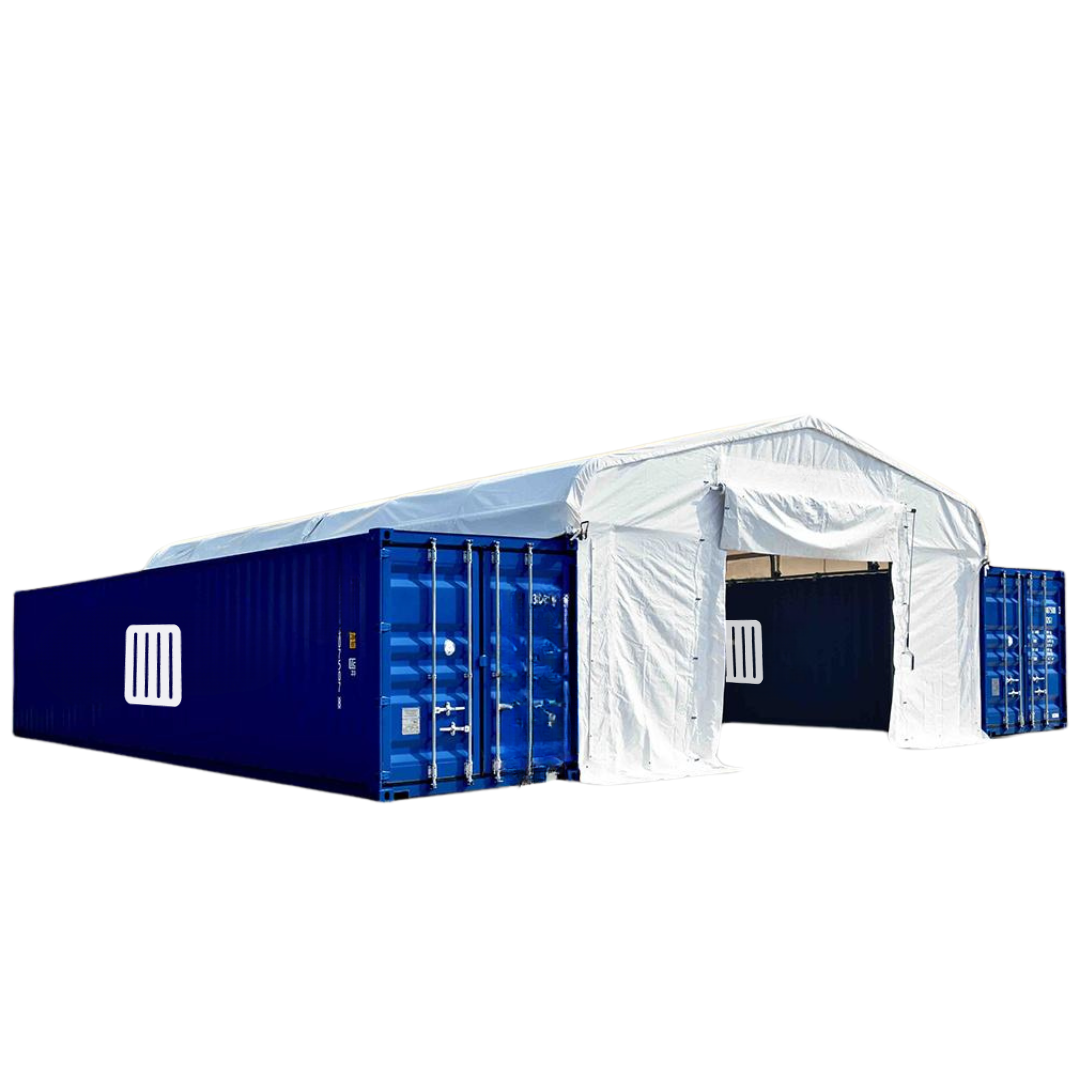 Abri sur container 40 pieds 8x12