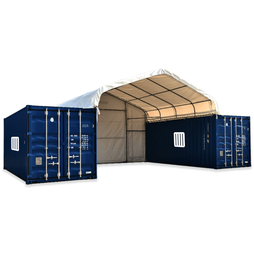 Abri sur conteneur maritime 6x6