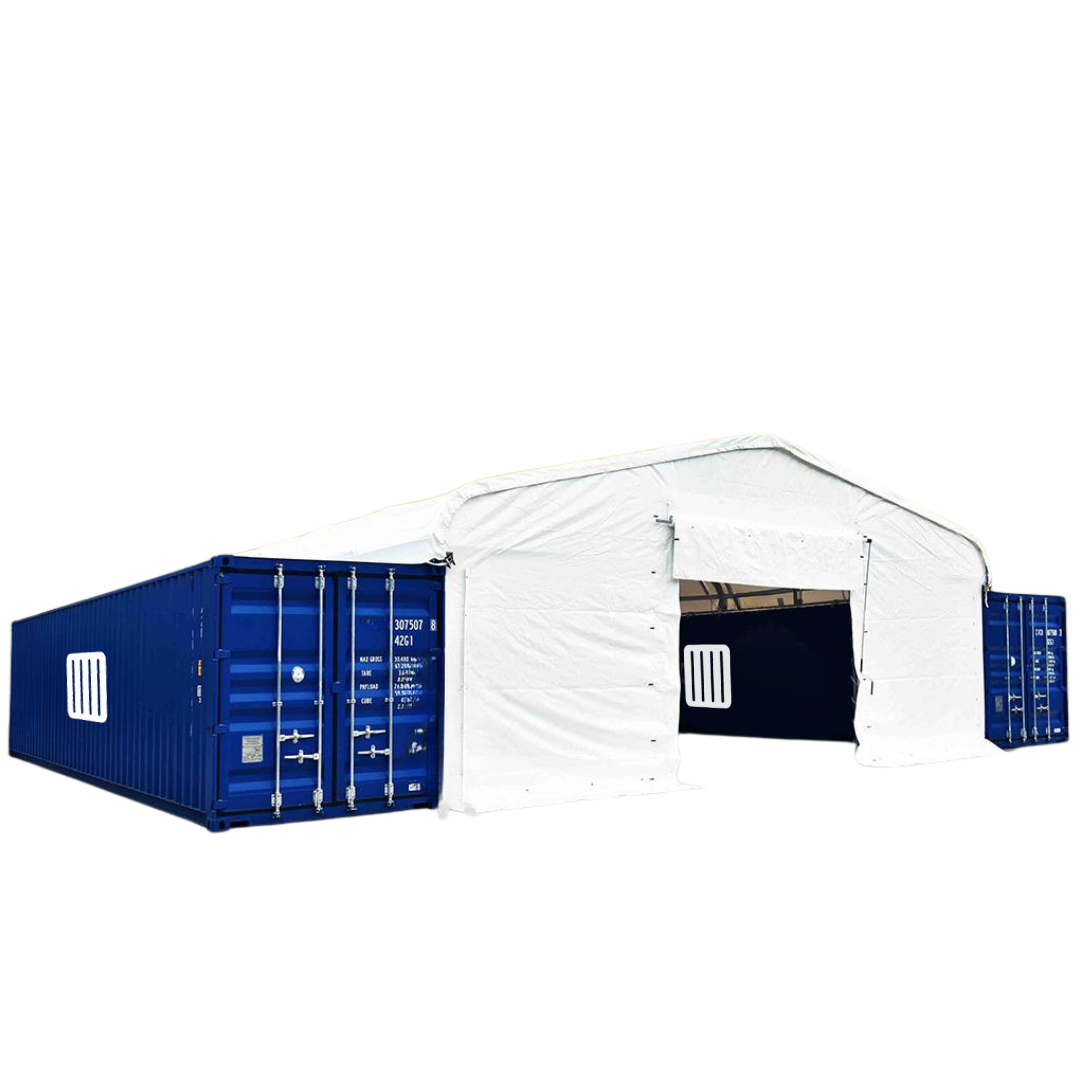 Abri sur conteneur maritime 10x12