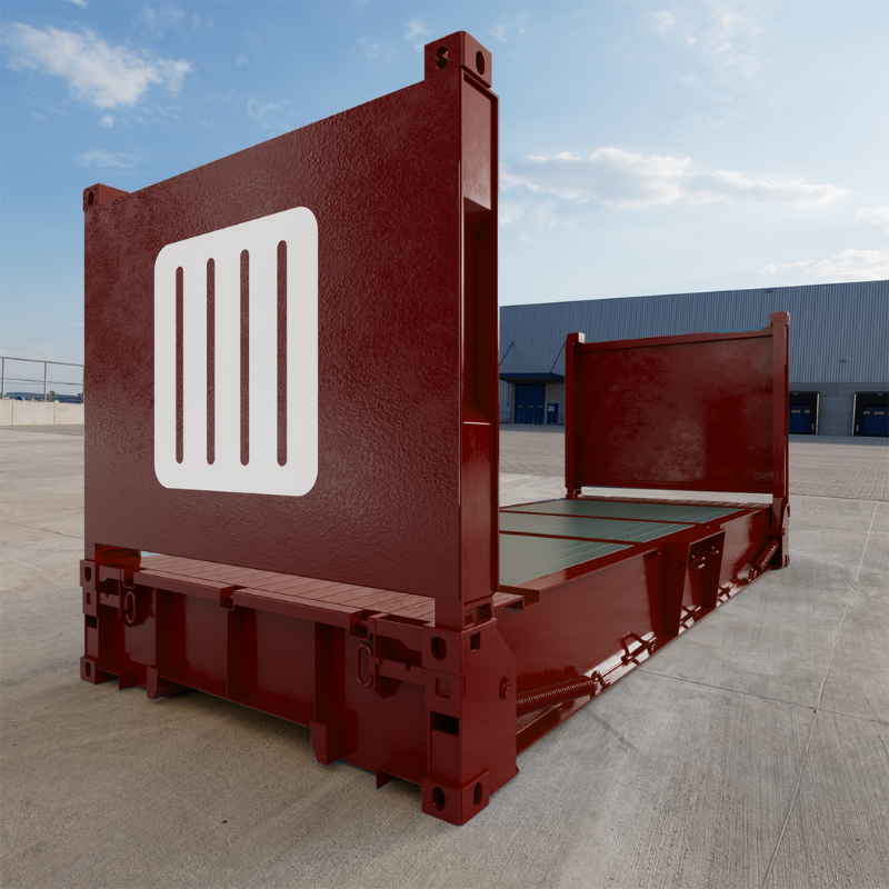 Conteneur 20 Pieds Flat Rack
